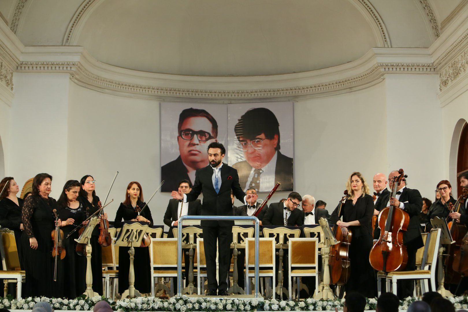 Philharmonic Hall holds magnificent concert in honor of Hajibayli dynasty [PHOTOS]