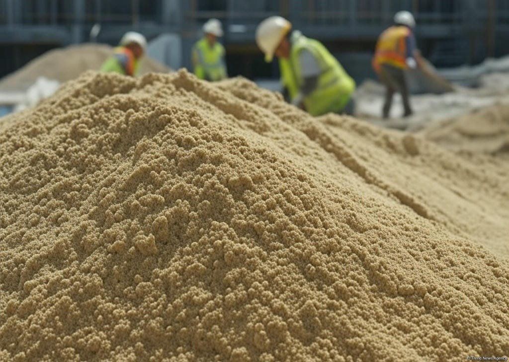 Construction sand production rises sharply