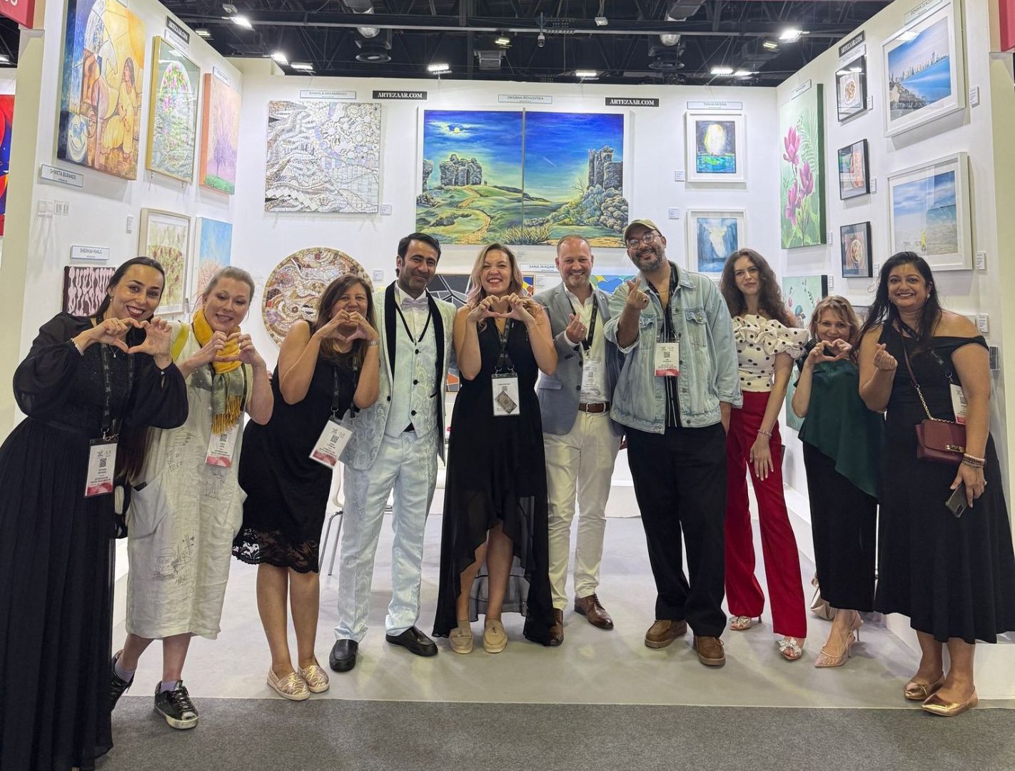 Azerbaijani artist participates in World Art Dubai 2025 [PHOTOS]