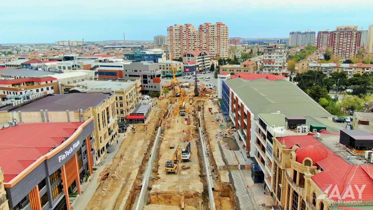 Six-lane highway takes shape between Heydar Aliyev avenue and Ziya Bunyadov avenue [PHOTOS/VIDEO]