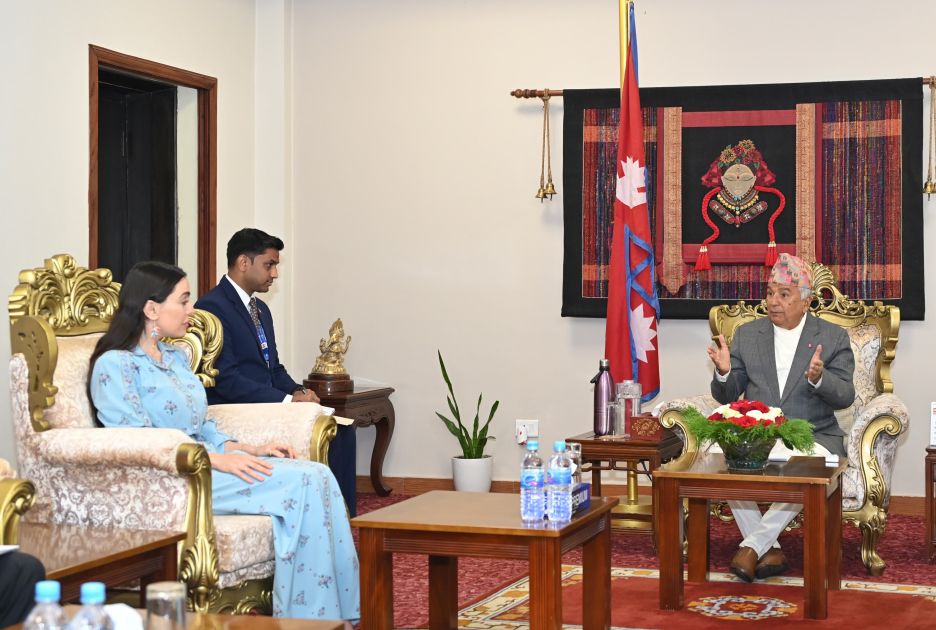 Leyla Aliyeva meets with Nepal President Ram Chandra Poudel [PHOTOS]
