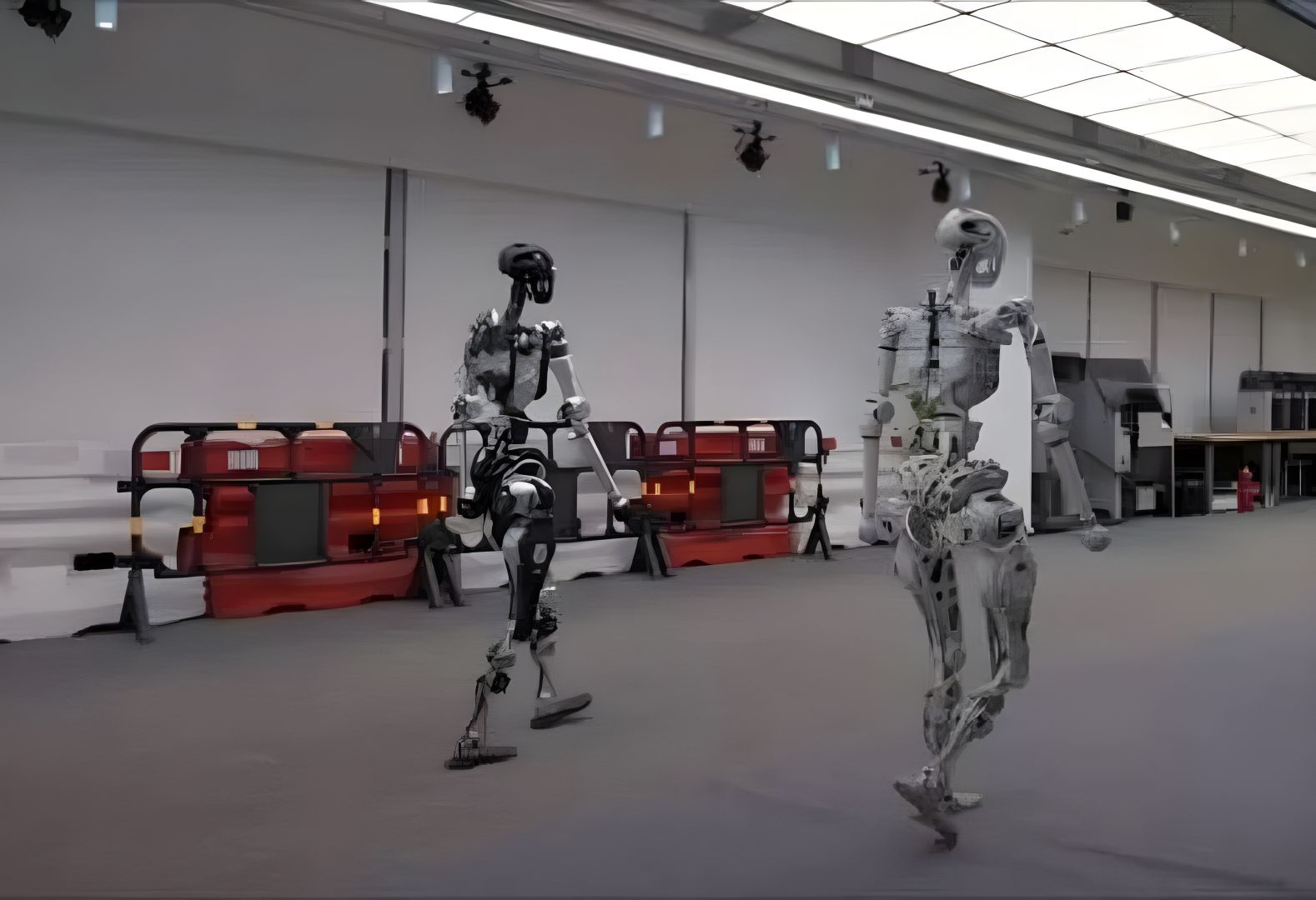Adam robot master human gait