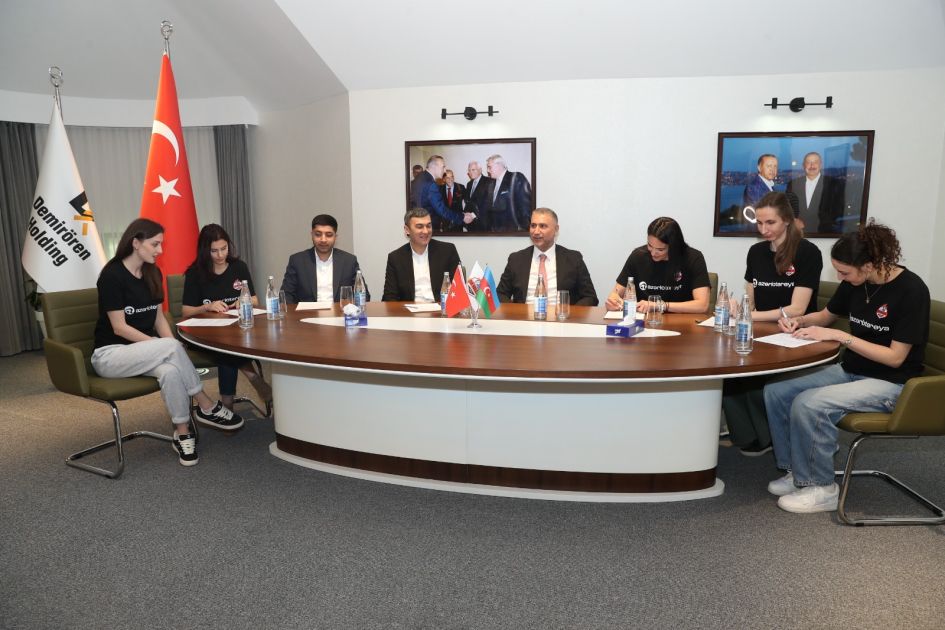 New women's volleyball club established in Azerbaijan [PHOTOS]