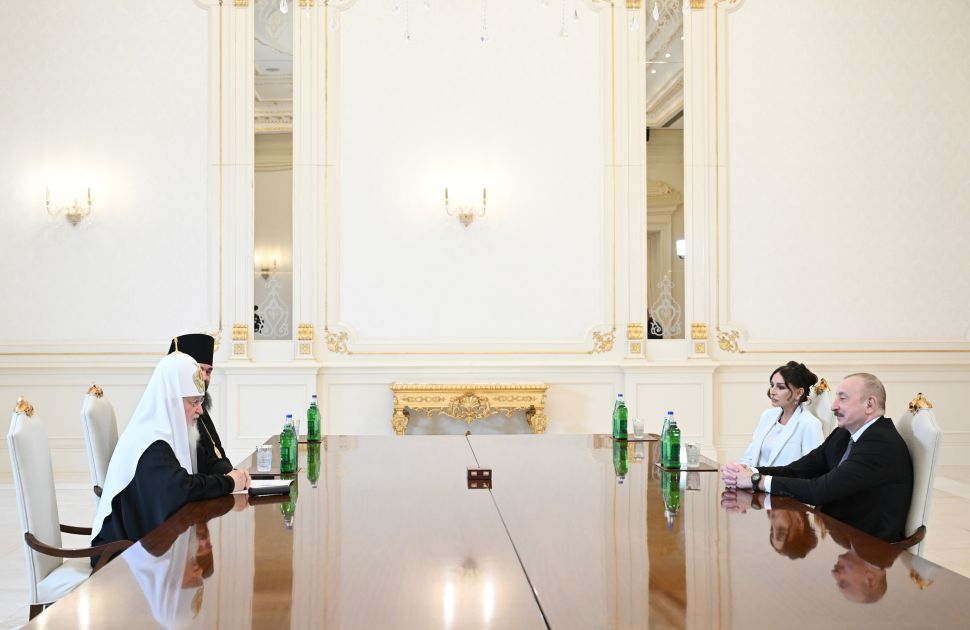 President Ilham Aliyev meets with Patriarch Kirill of Moscow and All Russia [PHOTOS/VIDEO]