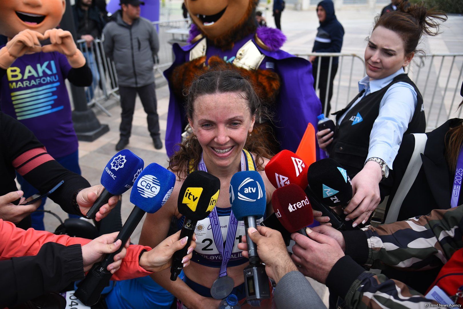 Nataliya Semyonovych clinches third Baku Marathon victory