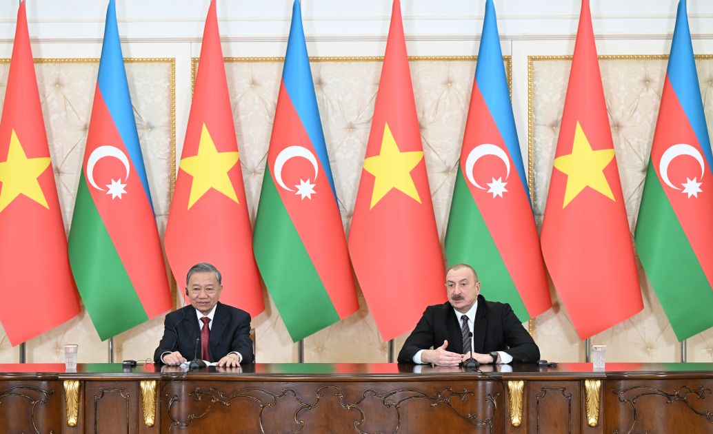President Ilham Aliyev, General Secretary To Lam make press statements [PHOTOS/VIDEO]