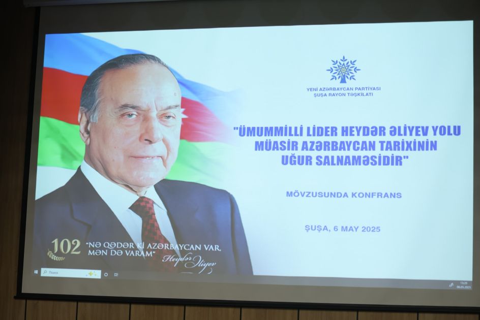 Conference in Shusha marks 102nd anniversary of National Leader Heydar Aliyev’s birth [PHOTOS]