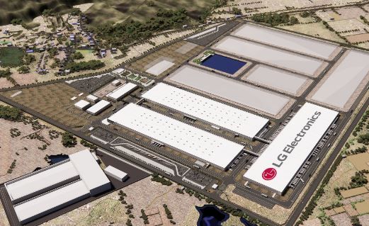 LG begins construction on $600M plant in southeastern India