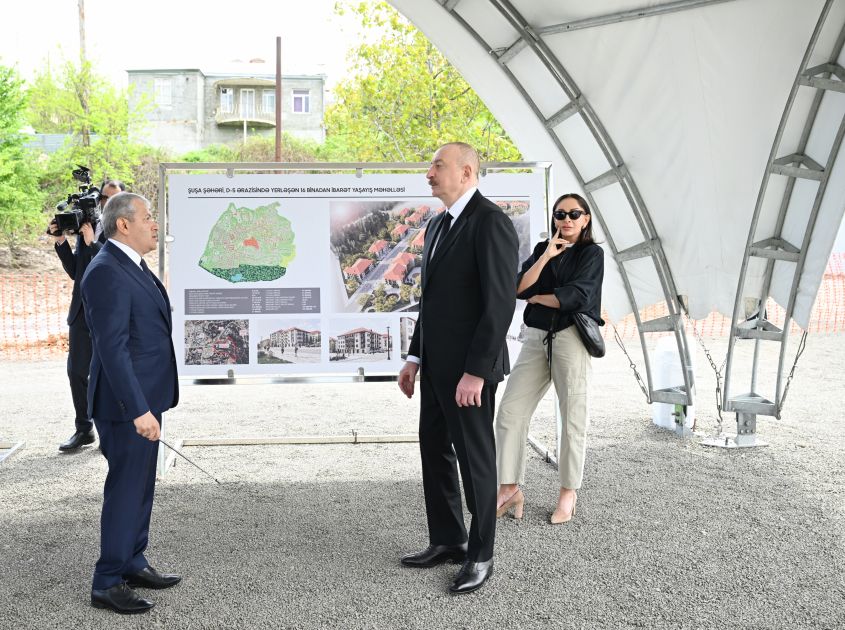 Foundation stone laid for fourth residential complex to be built in Shusha [PHOTOS/VIDEO]