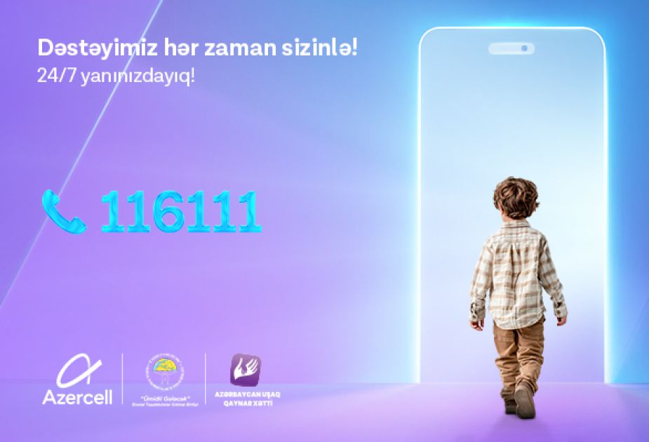 Azercell-supported Children Hotline receives 940 inquiries in Q1 2025