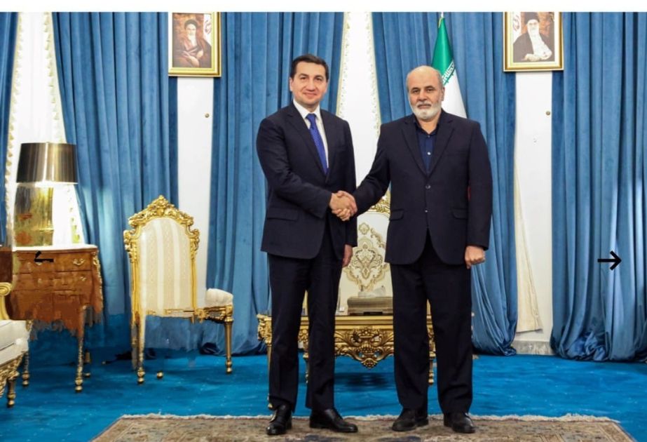 Azerbaijani presidential aide meets top Iranian security official in Tehran