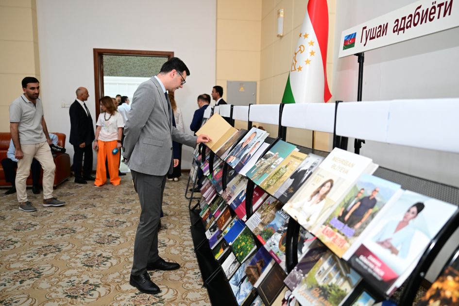 Azerbaijani literature corner opens at Tajikistan National Library [PHOTOS]