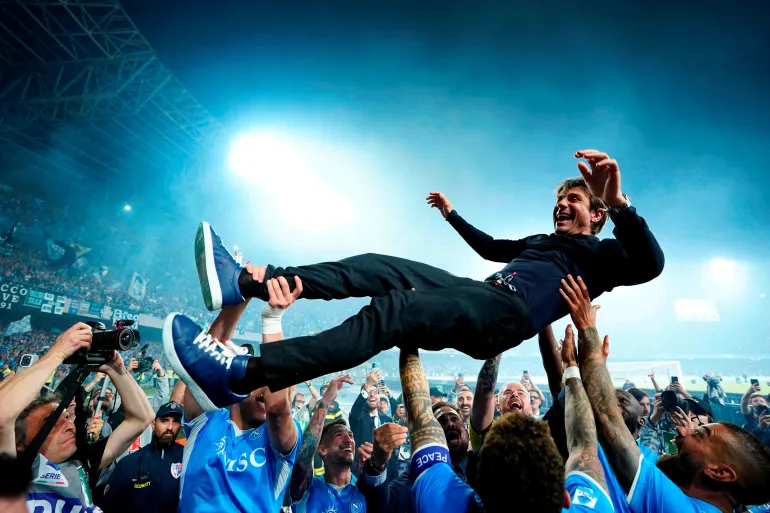 Napoli sets historic record by winning Serie A after finishing 10th last season