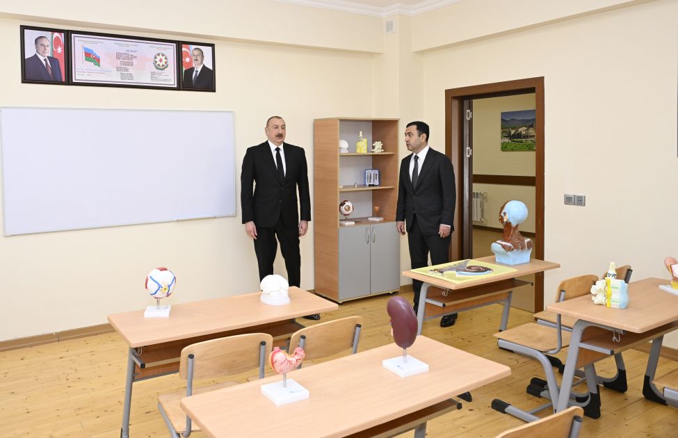 President Ilham Aliyev attends opening ceremony of “Talystan” lyceum in Ismayilli [PHOTO/VIDEO]