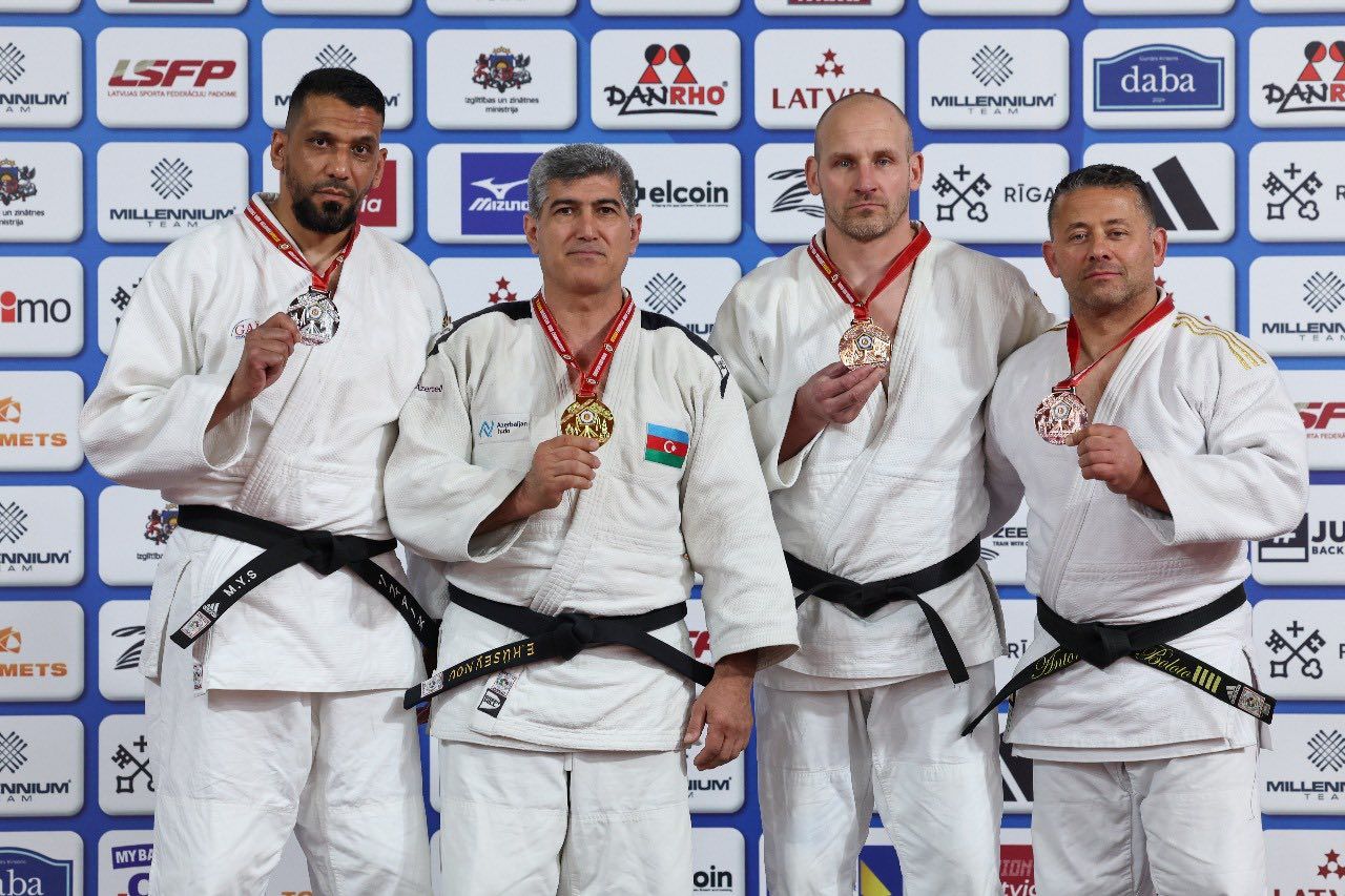 Azerbaijani judokas crowned European champions in Latvia [PHOTOS]