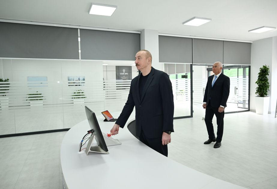 President Ilham Aliyev attended inauguration of Lachin Electric Network Digital Control Center