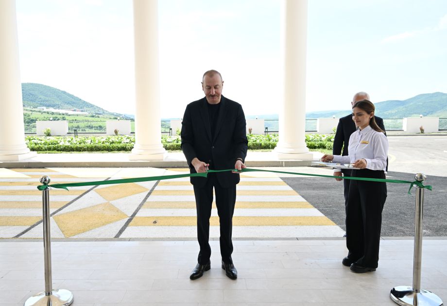 President Ilham Aliyev attended opening of “Lachin” Recreation Complex