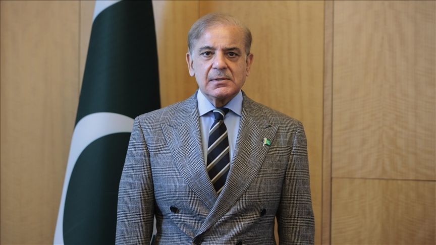 Pakistan's Prime Minister Muhammad Shehbaz Sharif congratulates President Ilham Aliyev