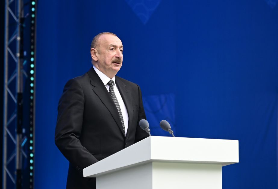 I am confident that messages from three countries will reach the right destination today from liberated Lachin - says President