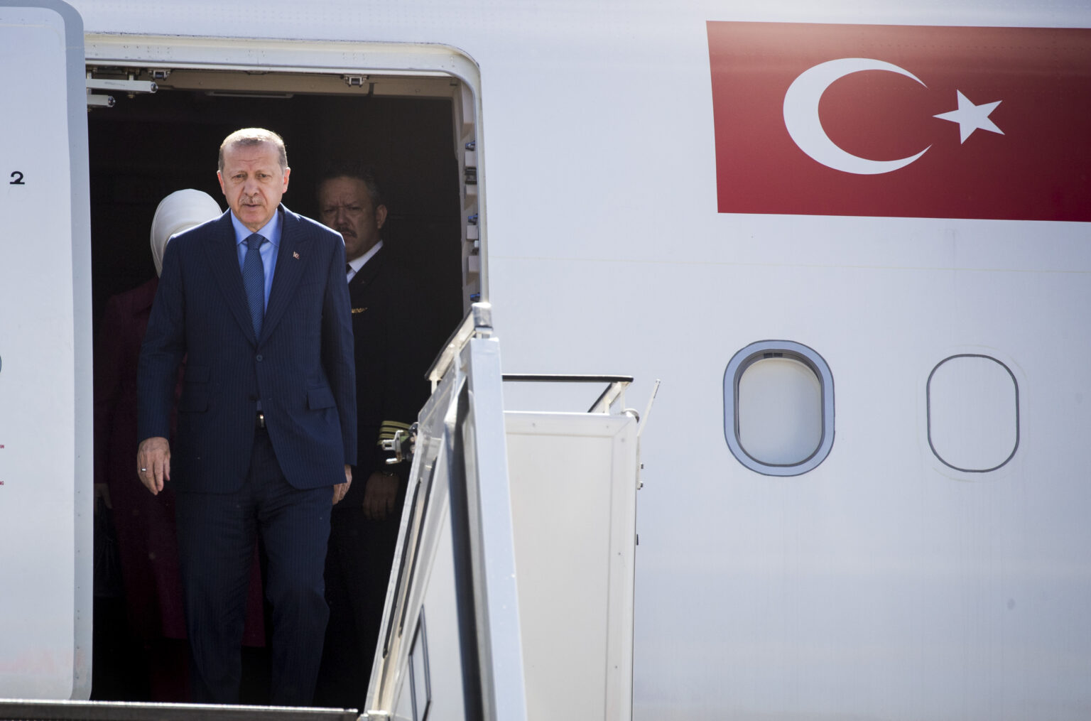Turkish president Erdogan arrives in Lachin to attend airport opening