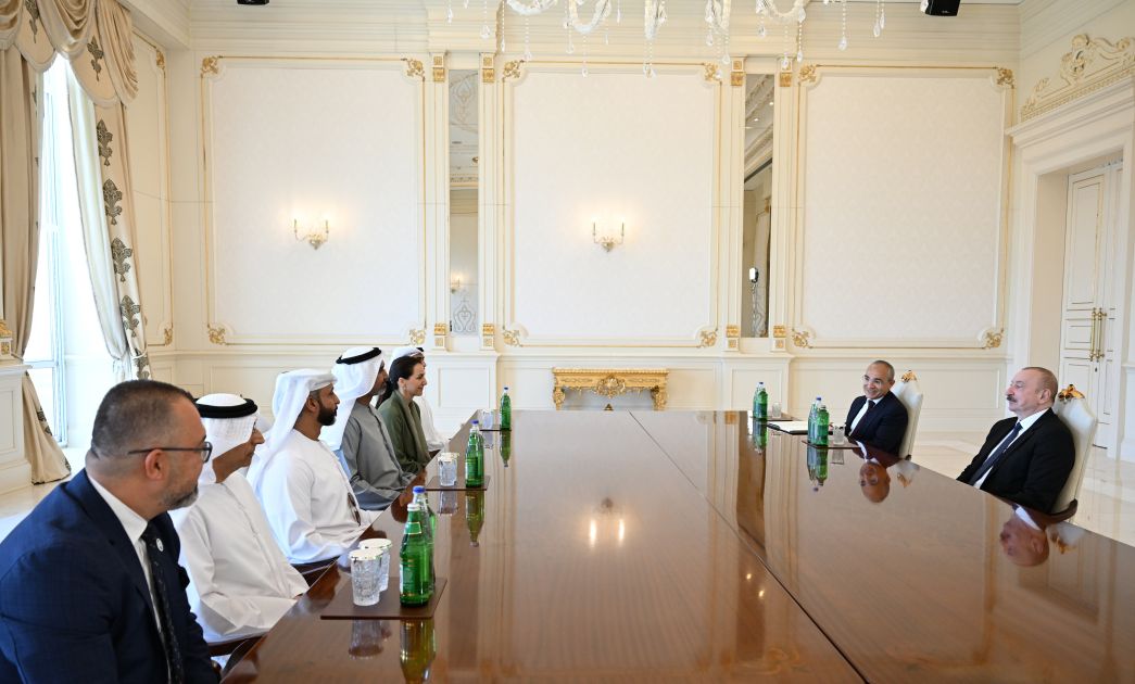 President Ilham Aliyev receives delegation of businessmen from United Arab Emirates [VIDEO/PHOTOS]