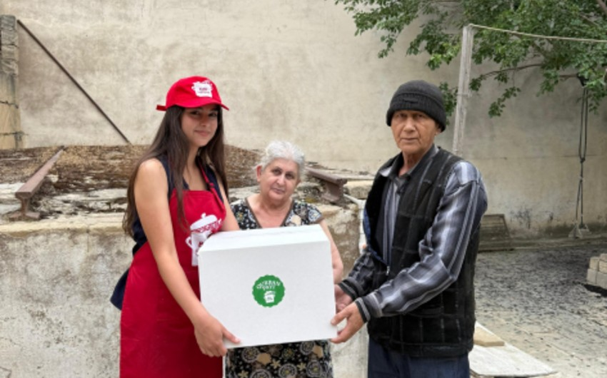 Leyla Aliyeva’s “Our Kitchen” project delivers Eid al-Adha aid to low-income families [PHOTOS]