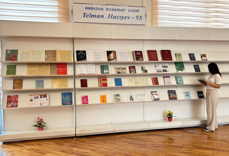 Book exhibition honors composer Telman Hajiyev’s 95th birthday