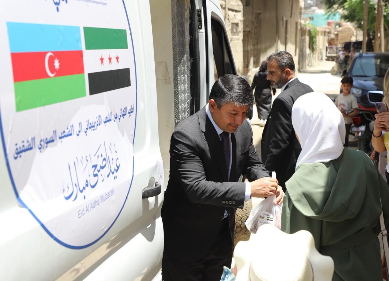 Azerbaijan organizes another humanitarian campaign in Syria for Eid al-Adha