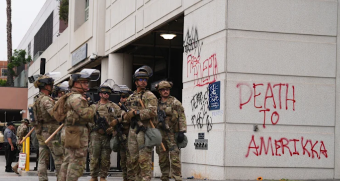 Federal troops enter Los Angeles amid immigration protests and state-federal clash