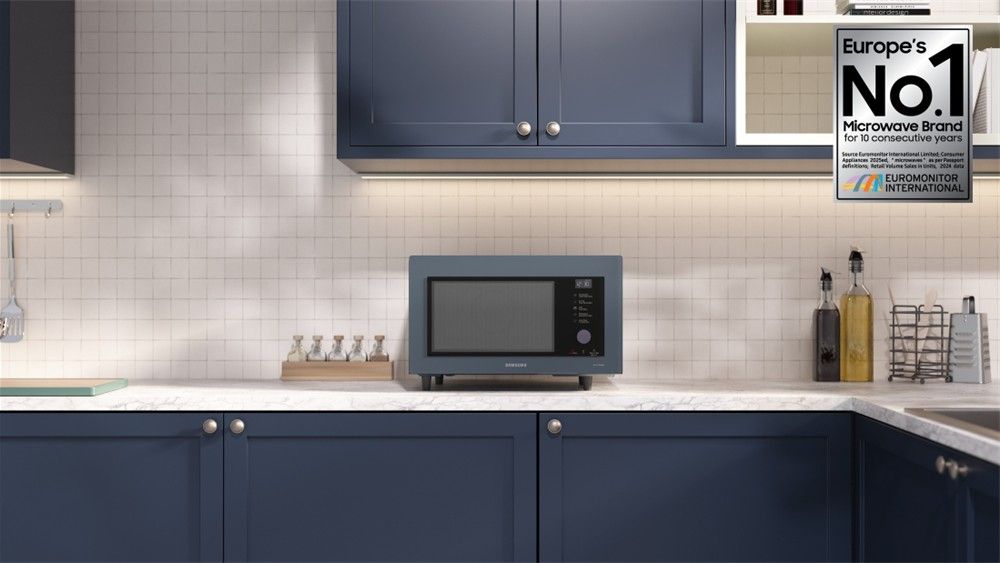Wi-Fi and AI features push Samsung to top of European microwave charts