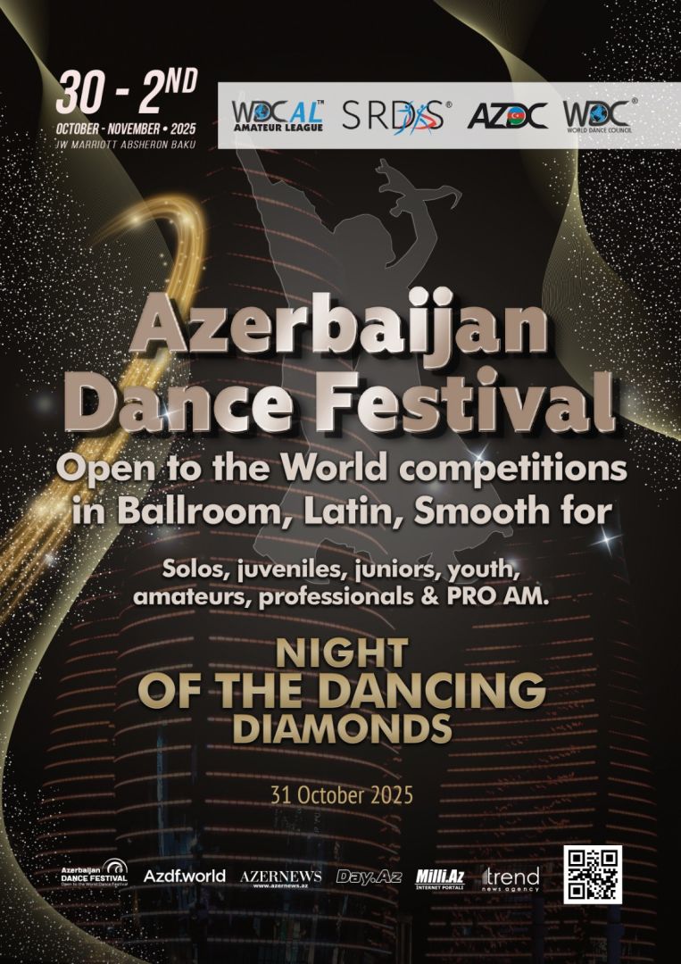 Azerbaijan Dance Festival 2025 to feature contest for 16 global titles
