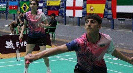 Azerbaijan shines with double silver at Venezuela badminton tournament