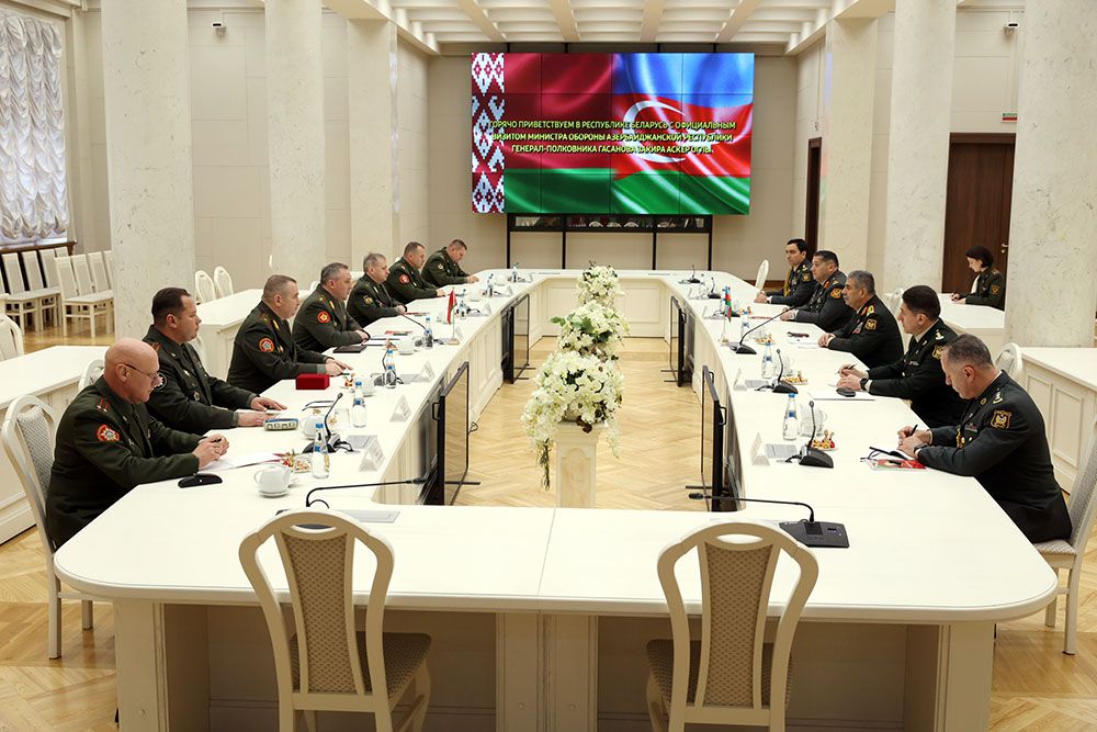 Azerbaijani defense chief visits Belarus to bolster military ties