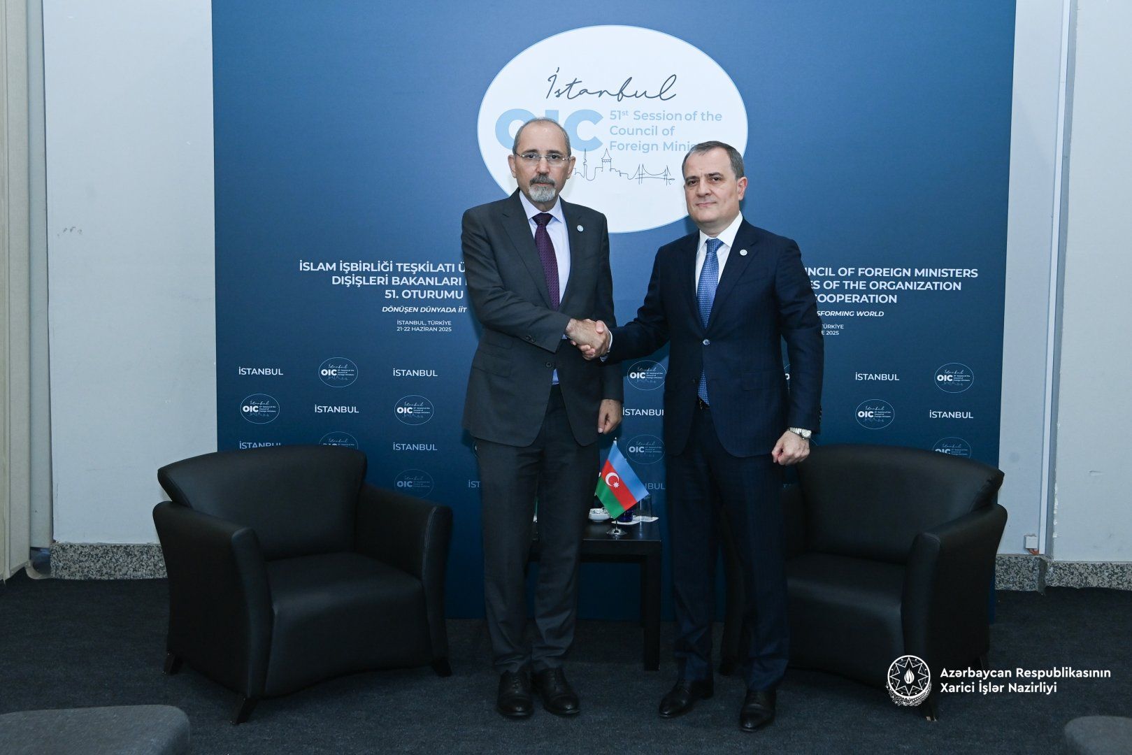 Azerbaijan and Jordan boost ties in Istanbul amid regional unrest
