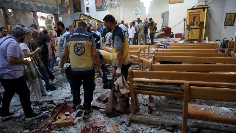 Damascus church attack death toll rises to 25