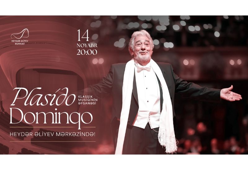 World-famous tenor Plácido Domingo to perform at Heydar Aliyev Center