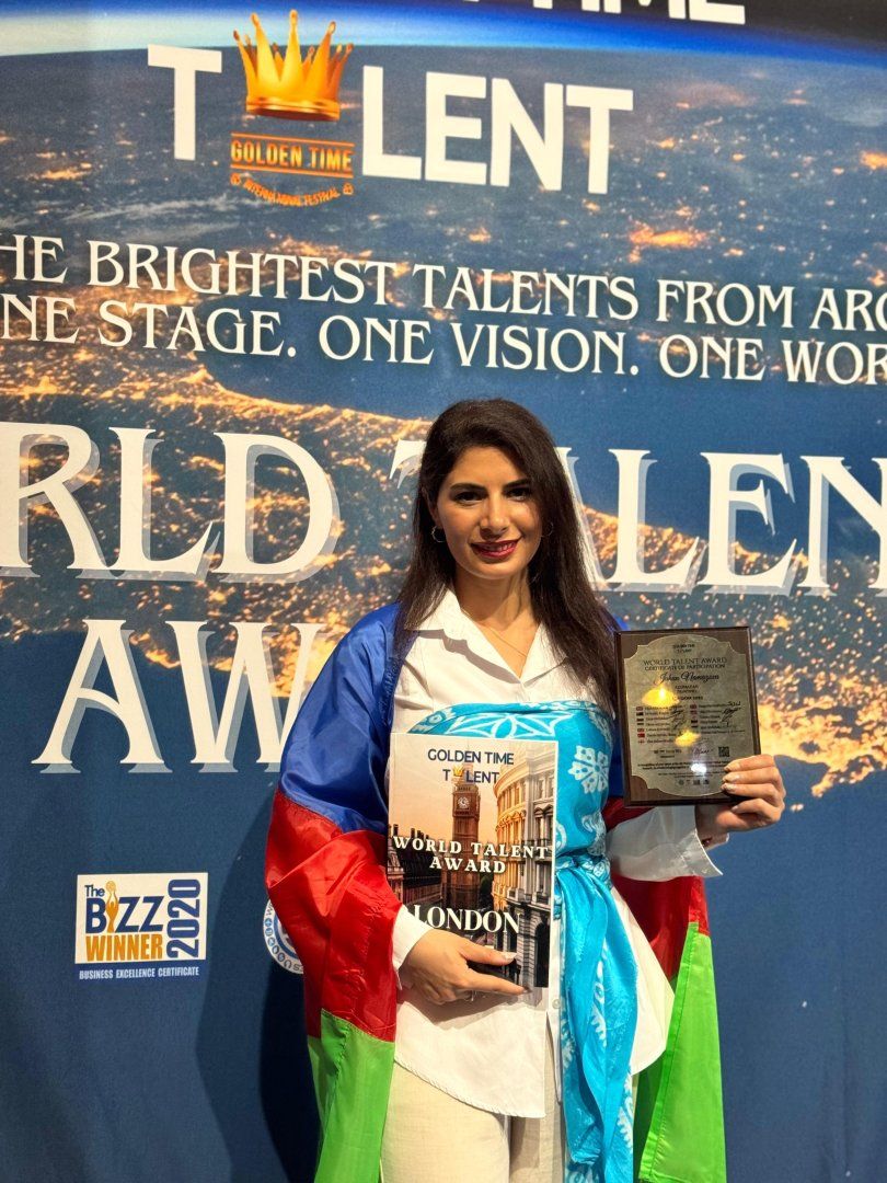 Jahan Namazova awarded first place at Golden Time Talent Festival 2025 [PHOTOS/VIDEO]