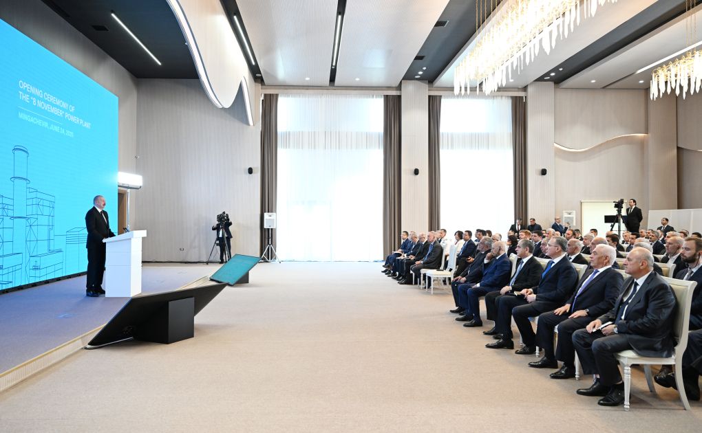 Inauguration ceremony of "8 November" Power Plant held in Mingachevir [PHOTOS]