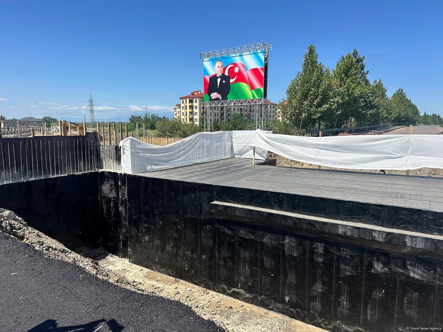 Work nears completion on Yevlakh section of Baku-Alat-Gazakh-Georgia highway [PHOTOS]