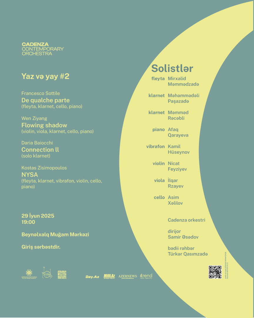 Cadenza Contemporary Orchestra to give concert in Baku