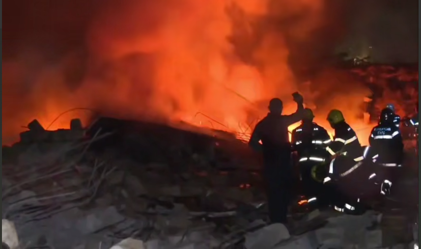 Pyrotechnic blast hits Baku Film Studio courtyard [VIDEO]