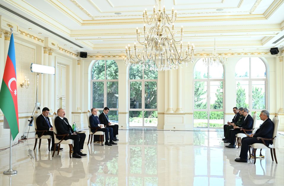 President Ilham Aliyev received credentials of incoming ambassador of Iran [PHOTO]