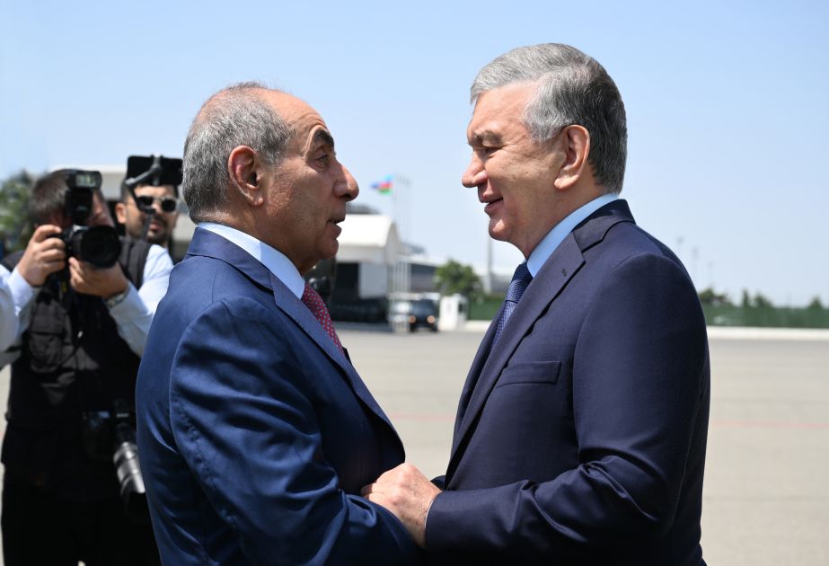 President of Uzbekistan Shavkat Mirziyoyev arrives in Azerbaijan for state visit