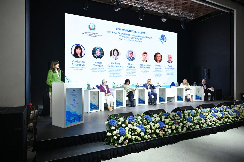 Panel on “Women’s role in human development for climate resilience” held at ECO Women’s Forum