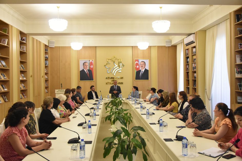 Azerbaijan National Library unveils its new logo [PHOTOS]