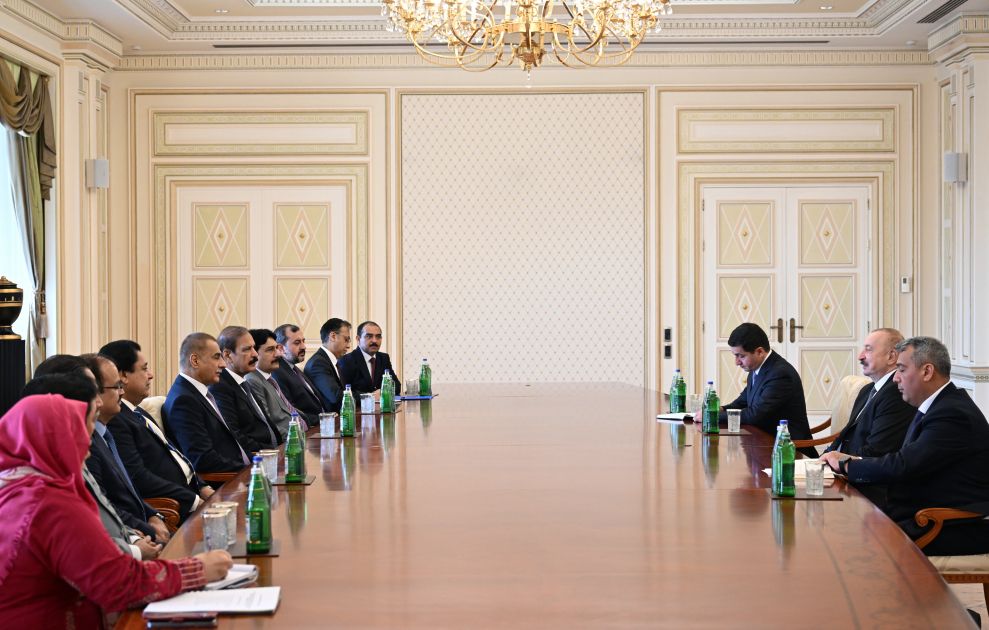 President Ilham Aliyev receives delegation led by Speaker of Pakistan's National Assembly [PHOTOS/VIDEO]