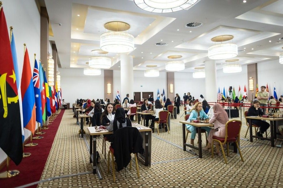 Azerbaijani players prepare for 1/32 finals in Women's Chess World Cup