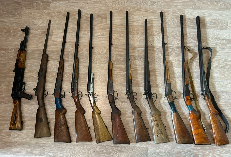 Police seize large cache of illegal weapons across Azerbaijan