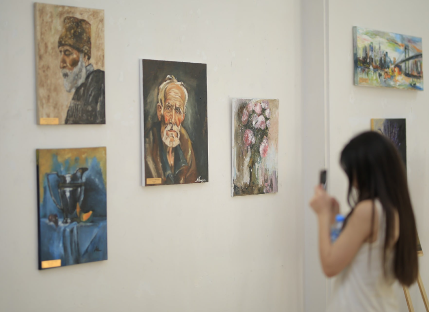 Young azerbaijani artists exhibit at Tbilisi State Academy of Arts [PHOTOS]