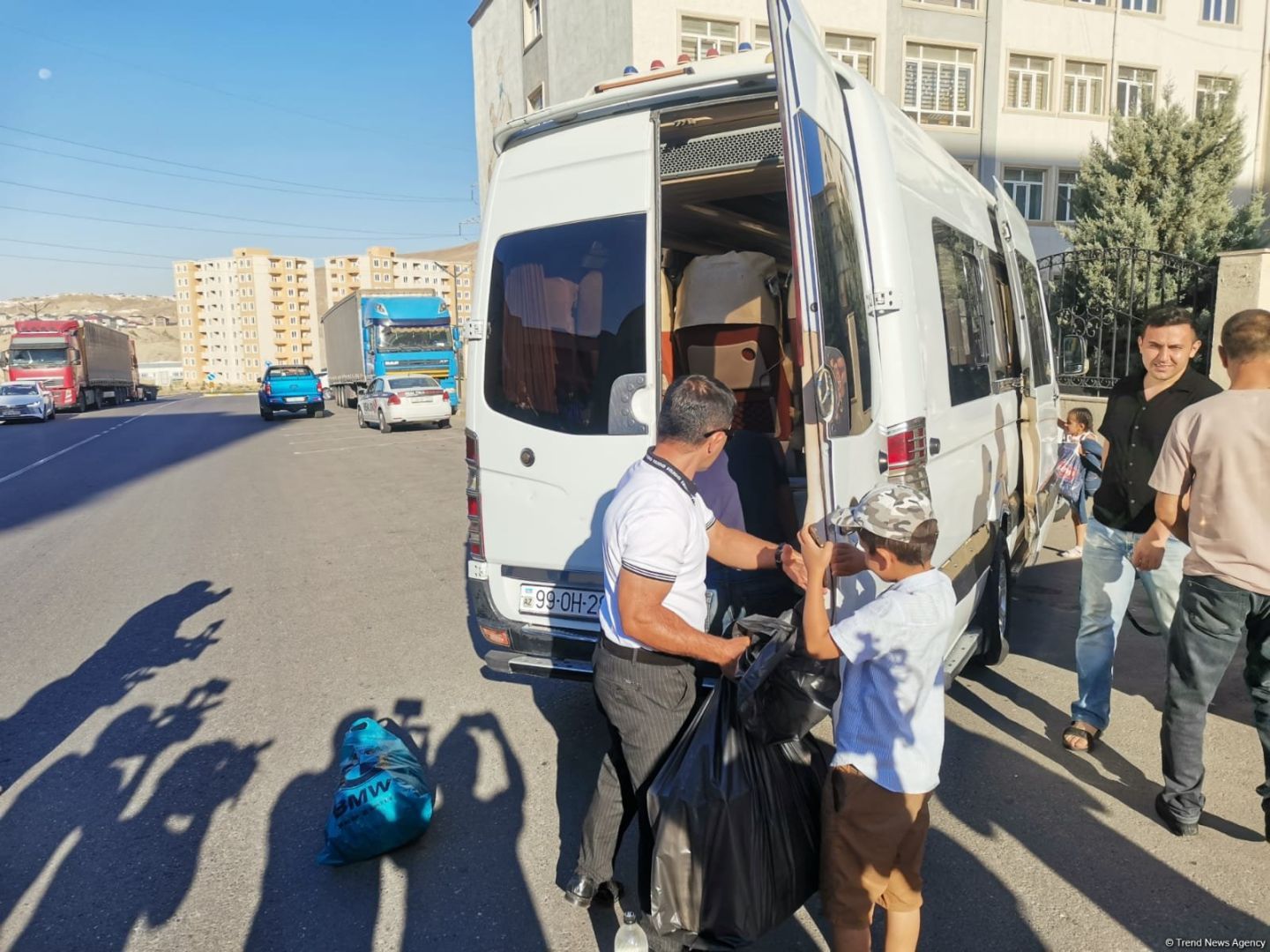 First resettlement convoy departs for newly rebuilt Khanyurdu and Tazabine in Khojaly [PHOTOS]